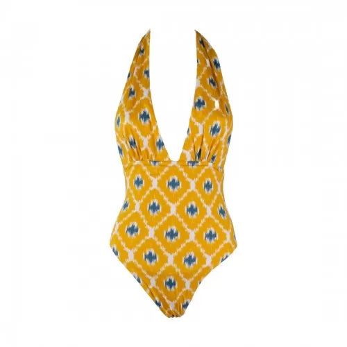 HALTER NECK ONE PIECE IKAT GEOMETRIC 9651 MC2 SAINT BARTH MARISOL 02951B