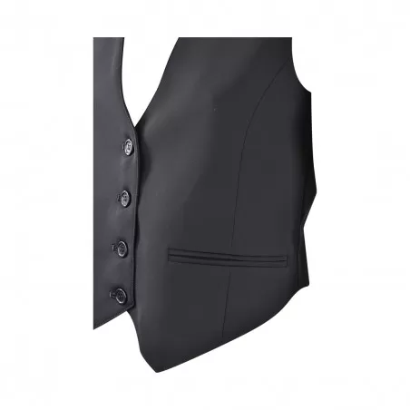 GILET CREPE BASIC SO ALLURE O33003A BLACK