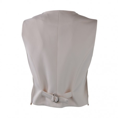 GILET CREPE BASIC SO ALLURE O33003A BUTTER
