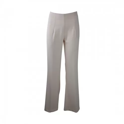 PANTALONE PALAZZO CREPE BASIC SO ALLURE O66002A BUTTER
