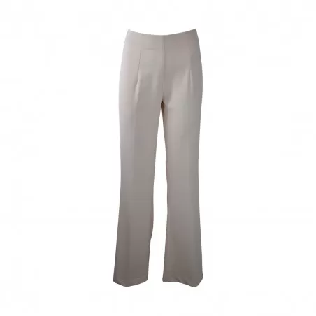 PANTALONE PALAZZO CREPE BASIC SO ALLURE O66002A BUTTER
