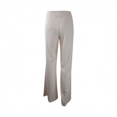 PANTALONE PALAZZO CREPE BASIC SO ALLURE O66002A BUTTER