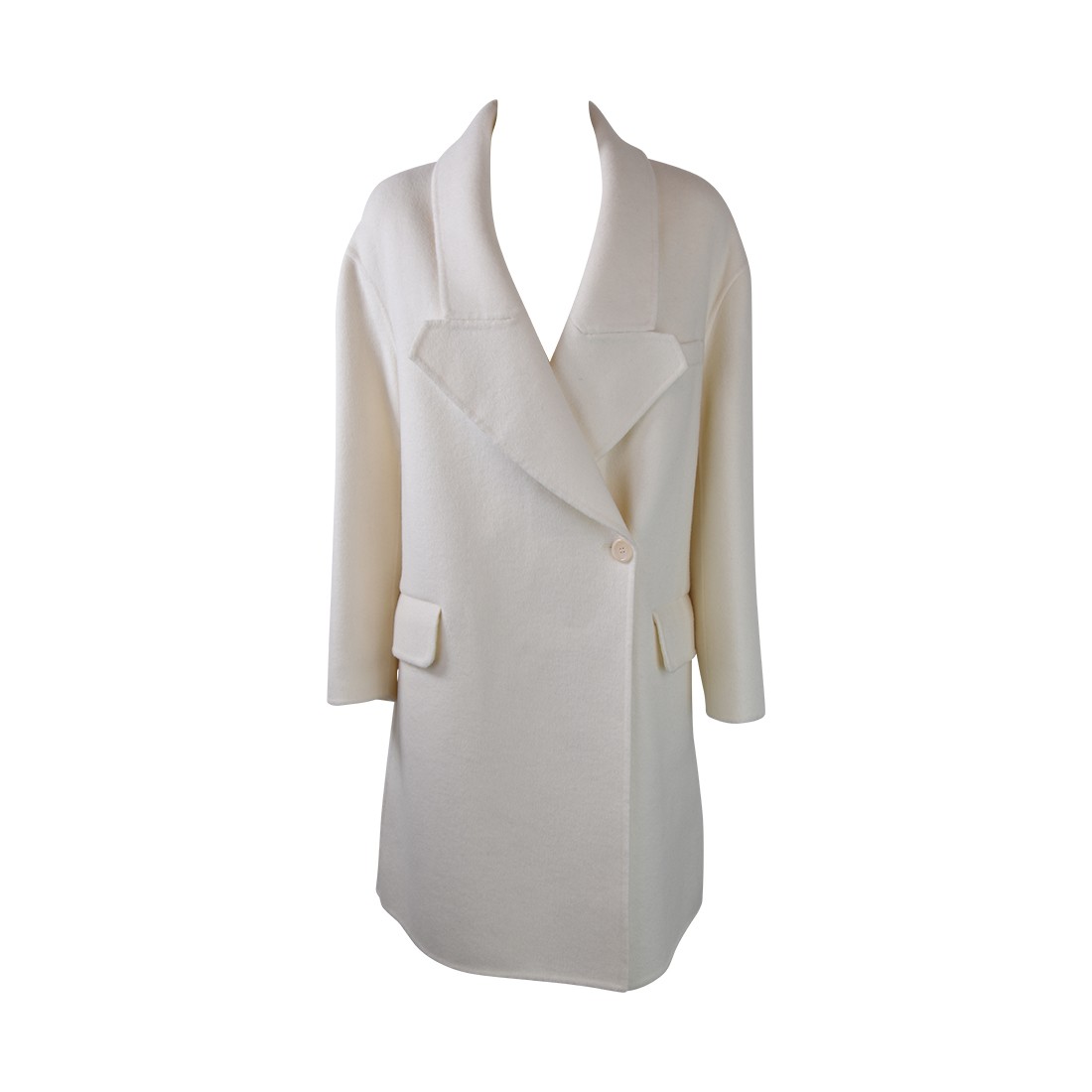 CAPPOTTO MIDIE SO ALLURE W33067A MILK