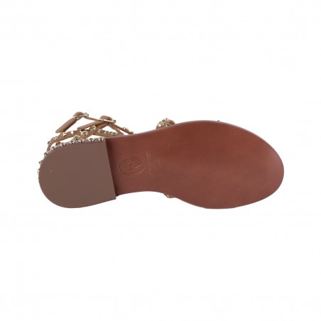 SANDALO CON BORCHIE ASH PRECIOUS02 CINNAMON