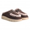 BOUNCE CLOG METAL LOGO MOU MU.FW531001A MOCHA