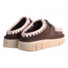 BOUNCE CLOG METAL LOGO MOU MU.FW531001A MOCHA