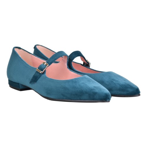 BALLERINA CON CINTURINO ANNA DE BRAY 600-H AGUA