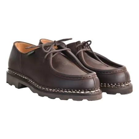 MOCASSINO MICHAEL/MARCHE ALLACCIATO PARABOOT 715607 MARRON