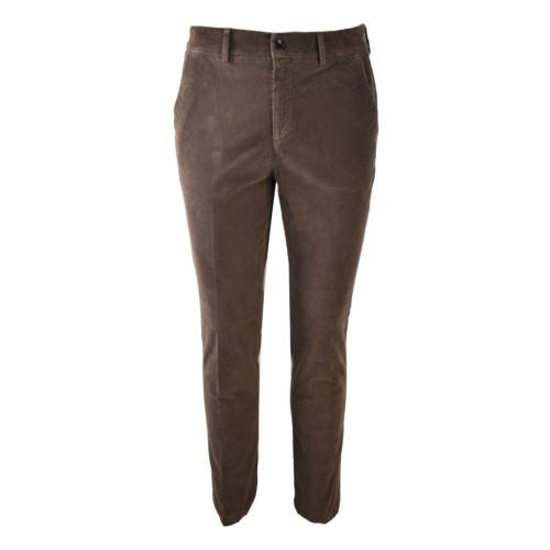 PANTALONE SLIM FIT VELLUTO CRUNA BRERA.1405 144