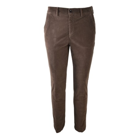 PANTALONE SLIM FIT VELLUTO CRUNA BRERA.1405 144