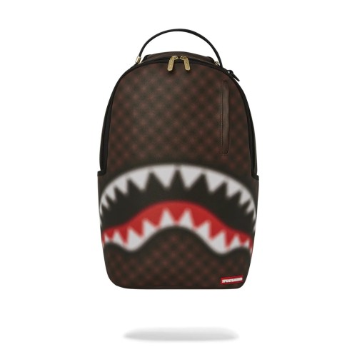 SHARKS IN PARIS BLUR BACKPACK SPRAYGROUND 910B6707NSZ BROWN