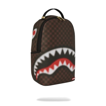 SHARKS IN PARIS BLUR BACKPACK SPRAYGROUND 910B6707NSZ BROWN