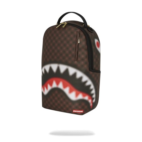 SHARKS IN PARIS BLUR BACKPACK SPRAYGROUND 910B6707NSZ BROWN