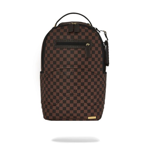 CORE EMBOSS CHECK BACKPACK SPRAYGROUND 910B6805NSZ BROWN