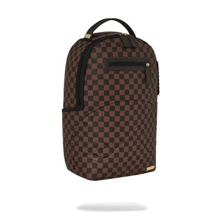 CORE EMBOSS CHECK BACKPACK SPRAYGROUND 910B6805NSZ BROWN