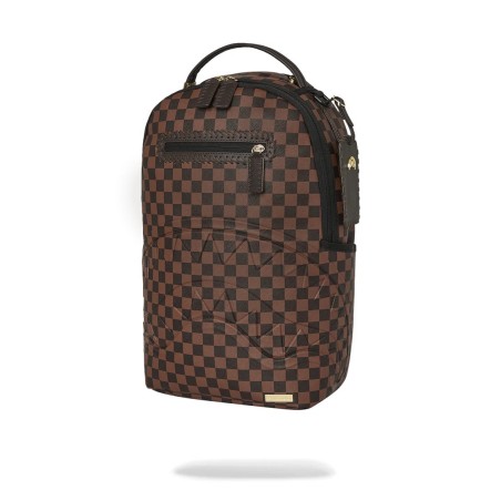 CORE EMBOSS CHECK BACKPACK SPRAYGROUND 910B6805NSZ BROWN