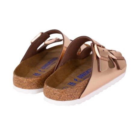 CIABATTA ARIZONA LEATHER METALLIC BIRKENSTOCK 952093 COPPER