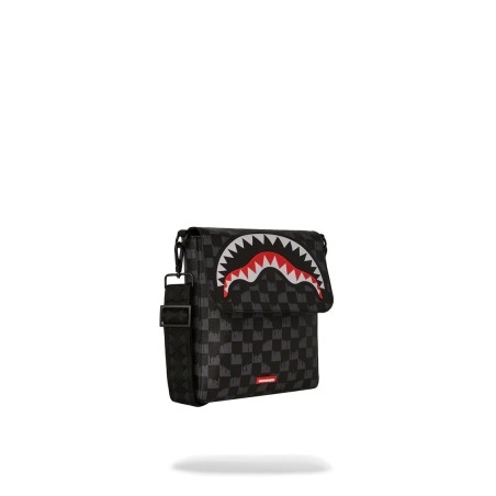 DRIP CHECK SHARK MESSENGER SLIM SPRAYGROUND 910B6572NSZ GREY