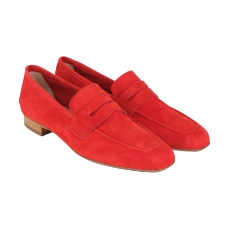 MOCASSINO CAMOSCIO SITON 8059 ROSSO