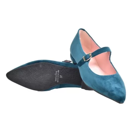 BALLERINA CON CINTURINO ANNA DE BRAY 600-H AGUA