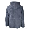 MAN GOAT SUEDE LEATHER JACKET BULLY 5625 BLU/MORO