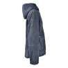 MAN GOAT SUEDE LEATHER JACKET BULLY 5625 BLU/MORO