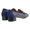 MOCASSINO TRAFORATO CON MORSETTO LA PARIGINA 4637 BLUE