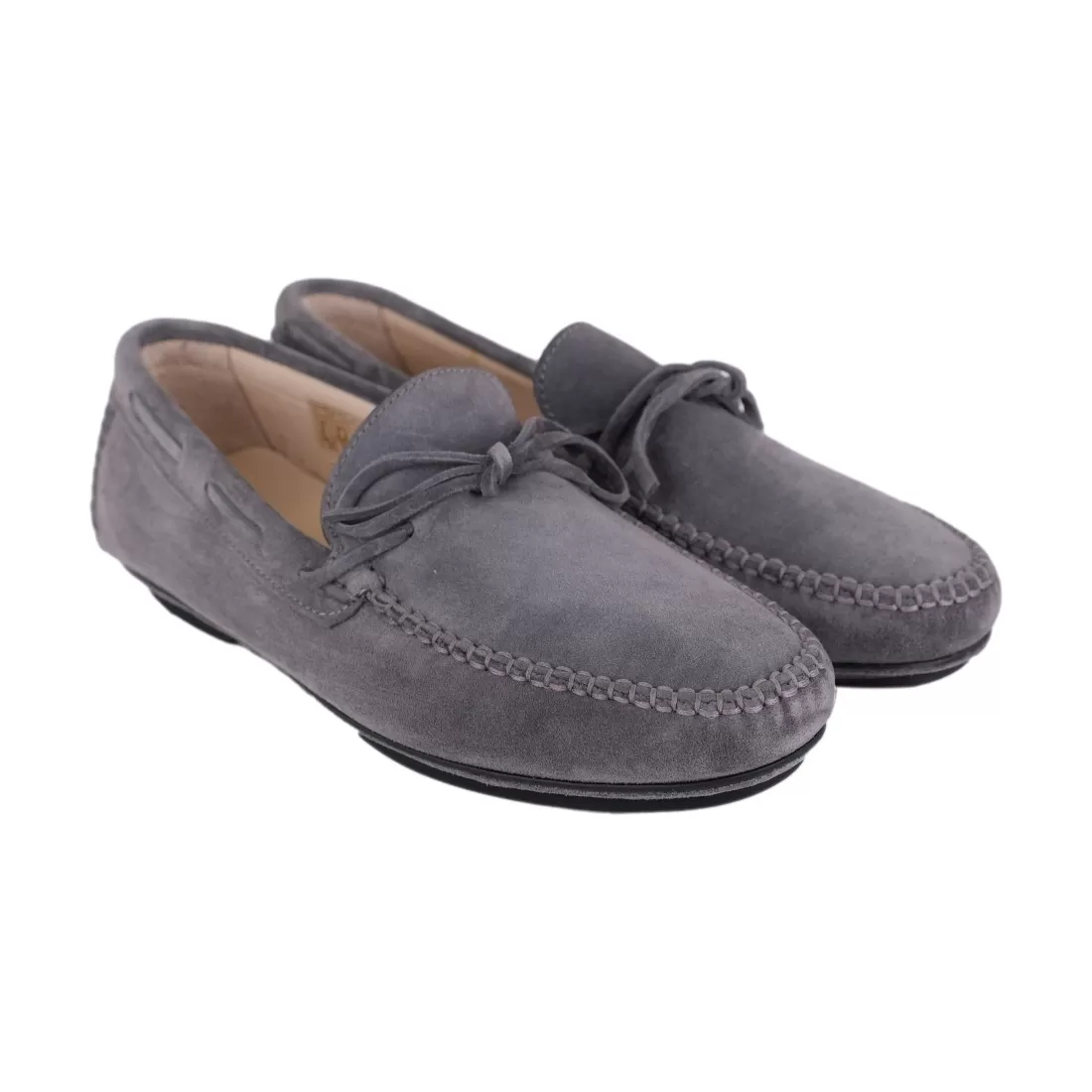 MOCASSINO IN CAMOSCIO LA PARIGINA 324 GRIGIO