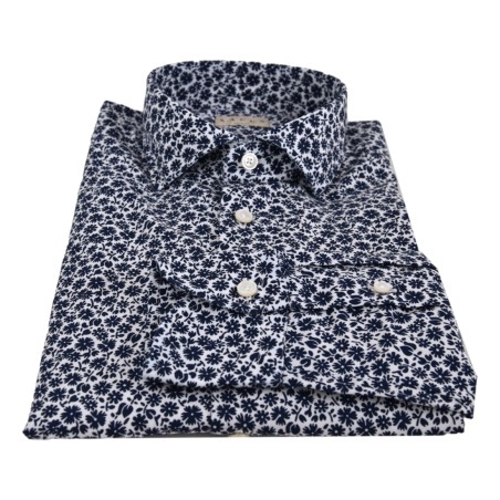 CAMICIA CLASSICA STAMPA FIORI XACUS 41511 002