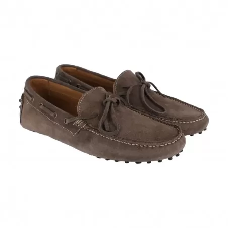 MOCASSINI CON LACCETTO SAXONE PVU2-540 TAUPE