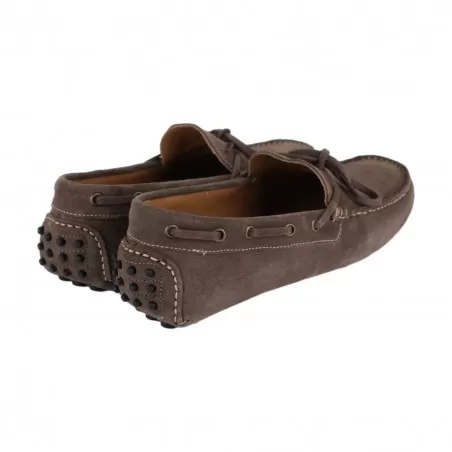 MOCASSINI CON LACCETTO SAXONE PVU2-540 TAUPE