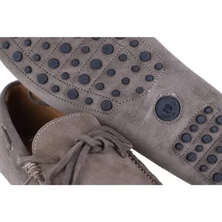 MOCASSINI CON LACCETTO SAXONE PVU2-540 TAUPE