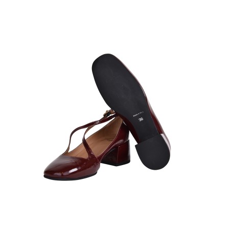 DECOLLETE CON CINTURINO FESTA ACTRESS BORDEAUX