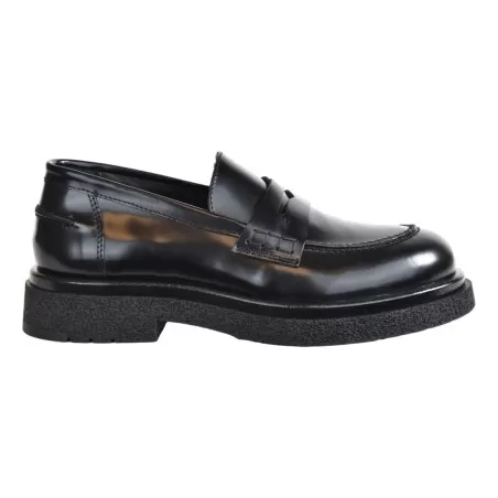 MOCASSINO LOAFER AL100 NERO