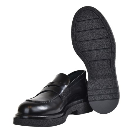 MOCASSINO LOAFER AL100 NERO