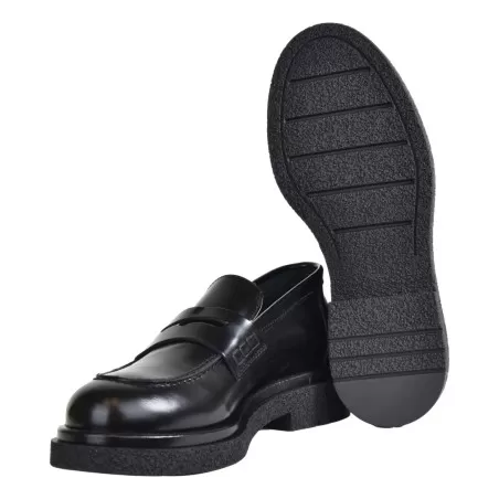 MOCASSINO LOAFER AL100 NERO