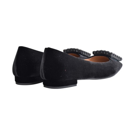 ACCOLLATA VELLUTO C/ACCESSORIO FESTA AMAIA NERO