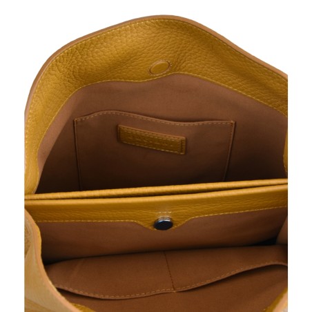 BORSA IN PELLE ORCIANI B02145 AMBRA