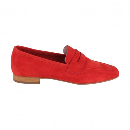 MOCASSINO CAMOSCIO SITON 8059 ROSSO