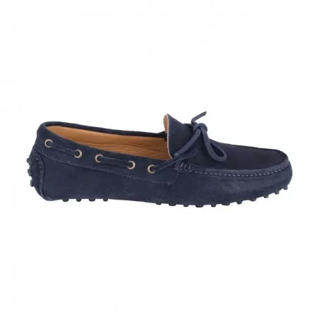 MOCASSINI CON LACCETTO SAXONE PVU2-565 NAVY