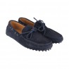 MOCASSINI CON LACCETTO SAXONE PVU2-565 NAVY