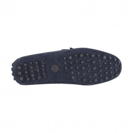 MOCASSINI CON LACCETTO SAXONE PVU2-565 NAVY