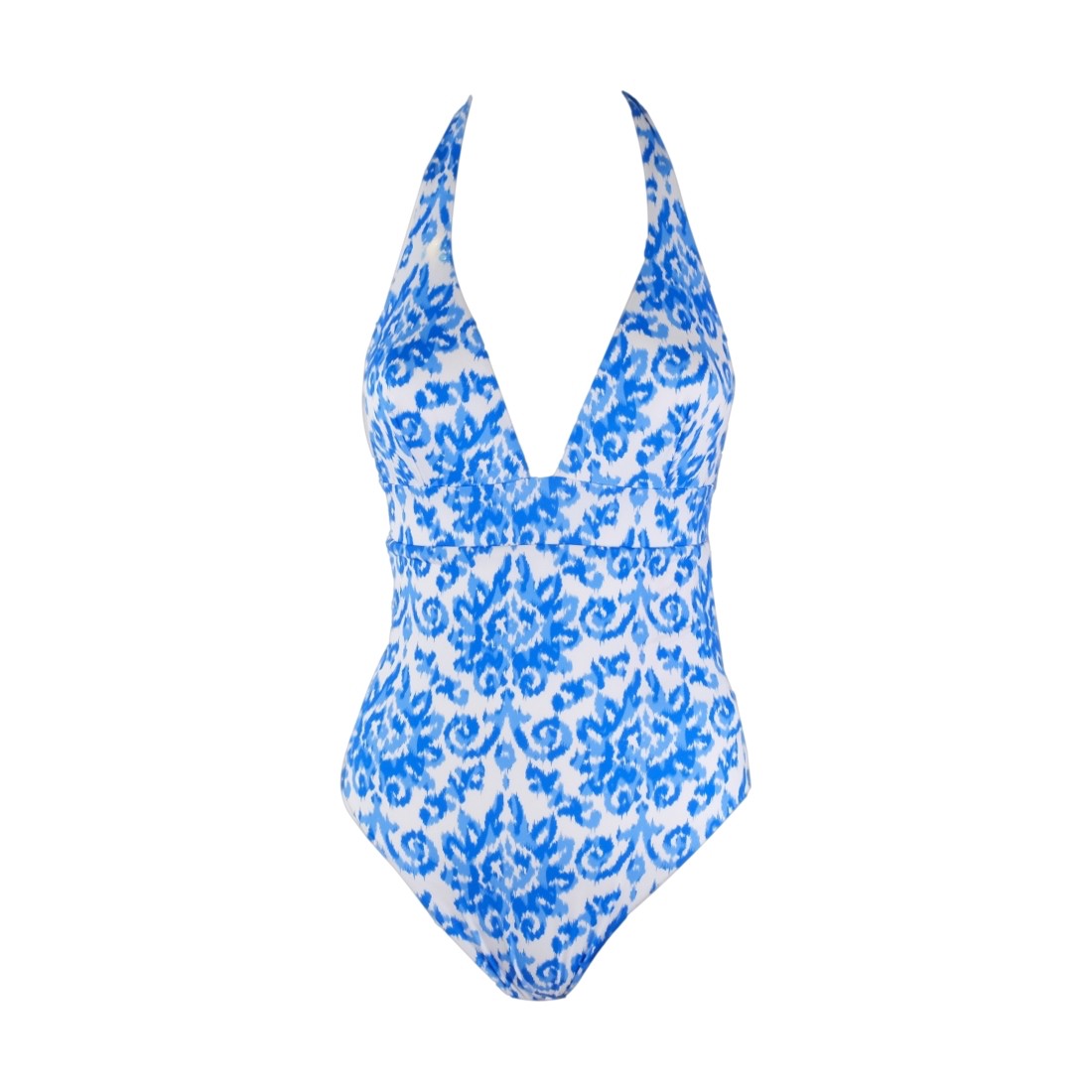 BREASTED HALTER ONE PIECE IKAT BLUR 17 MC2 SAINT BARTH MARYLIN 02471B
