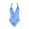BREASTED HALTER ONE PIECE IKAT BLUR 17 MC2 SAINT BARTH MARYLIN 02471B