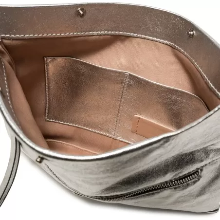 BORSA POCHETTE CHERRY ARGENTO GIANNI CHIARINI BS7375.23PE-SOLLAM 359