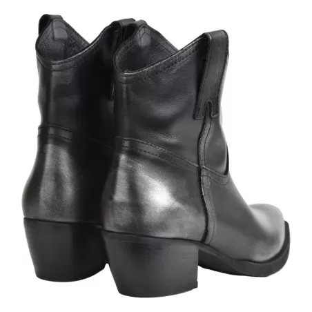 STIVALETTO TEXANO REP-KO CV717 NERO/ARGENTO