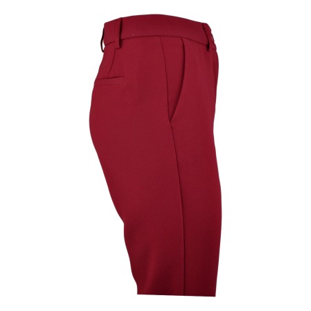 PANTALONE SIGARETTA CREPE SO ALLURE D66017 WINE