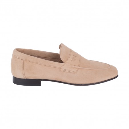 MOCASSINO CAMOSCIO LA PARIGINA CARSONVELOUR TAN