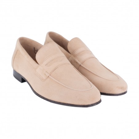 MOCASSINO CAMOSCIO LA PARIGINA CARSONVELOUR TAN