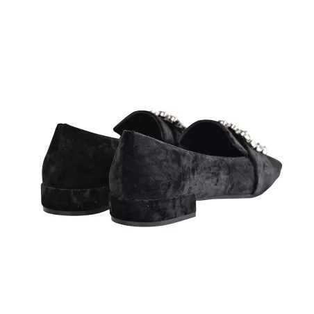 MOCASSINO CON ACCESSORIO FESTA FELISA NERO